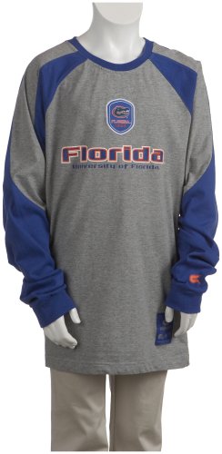 Buy University of Florida Youth Overdrive Long Sleeve Heather Grey Tee by Colosseum Athletics