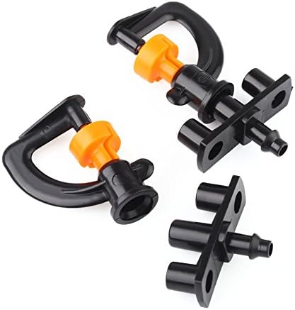 Anddas Plastic 360 Degree Garden and Irrigation Adjustable Micro Sprinkler Heads (10pcs)