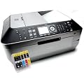 Canon PIXMA MX870 Multifunktionsger�t inkl. USB Kabel & 5 SilverTrade-INK Patronen (4-in-1: Drucken, Kopieren, Scannen, Faxen) DUPLEX Netzwerk WLAN CardReader USB