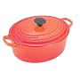 Le Creuset Cast Iron Oval Casserole, Volcanic, 31 cm