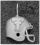 Logo Art Texas Tech Red Raiders Sterling Silver Helmet Pendant