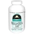 Source Naturals  Mega-GLA 300, Hexane Free, Softgels , 120 softgels