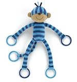 Jellycat - Blueberry Monkey Rattle, 36cm