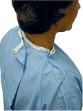 Duro-Med Easy Access Gown with Snap Shoulder, Blue