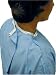 Duro-Med Easy Access Gown with Snap Shoulder, Blue