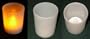 FROST LED Battery AMBER 48 Votive CandleHolder-48 Tea Lights