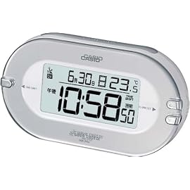 CASIO wave ceptor 電波デジタル目覚し時計 DQD-210J-7JF （福島・九州両局対応） 温度計・カレンダー表示