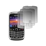 3 Pack of Premium Crystal Clear Screen Protectors for Blackberry Curve 3G 9 ....