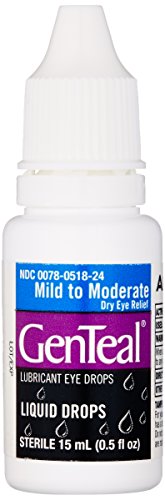 Alcon Genteal Mild/Moderate Eye Drops, 15 ml, 0.5 Ounce