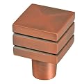 Ultra Hardware Square Cabinet Knob - Antique Copper