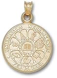 Nebraska Cornhuskers Solid 10K Gold Seal Pendant