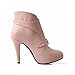 Carol Shoes Fashion Women's Hot Sale Western Buckle New Arrival Party Stiletto High Heels Ankle Boots