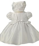Delicate New Satin Christening Baptism Set ~ B580 6/12M (Medum)