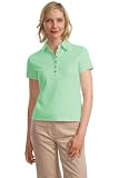Ladies Pima Cotton Fine Knit Sport Shirt