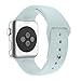 Apple Watch Replacement Band - Valuebuybuy Soft Silicone Replacement Sports Wristbands Straps for Apple Wrist Watch iWatch All Models Formal Colors S/M Size-38mm/Turquoise