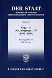 Produkt-Bild: DER STAAT. Register der Jahrg&auml;nge 1 - 35 (1962 - 1996). (Beihefte zu 'Der Staat'; Bh Staat 13)
