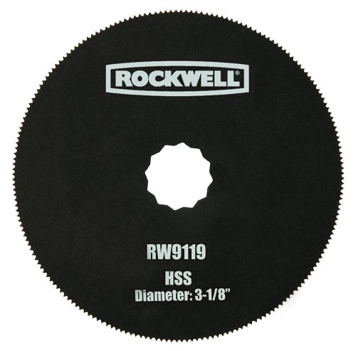 Rockwell RW9119 Sonicrafter 3-1/8-Inch HSS Circle Blade, 1-Piece