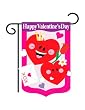 Happy Valentine's Day Garden Flag Indoor/outdoor 13.5" X 18"
