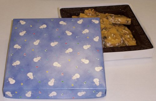 Scott's Cakes 1 lb. Walnut Brittle in a Snowman Box by Scott's Cakes