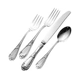 Wallace Italian Sterling Venezia 4-Piece Flatware Continental Size Place Setting, Service for 1