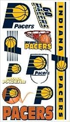 Indiana Pacers Temporary Tattoos - SET OF 6 - Sports Merchandise
