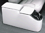 Mini Van Floor Console with File by Wolf Consoles - Black