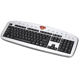 i-rocks Superman Media Slim Keyboard (Silver)