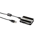 Hama Kartenleseger�t mit integriertem USB 2.0 Hub