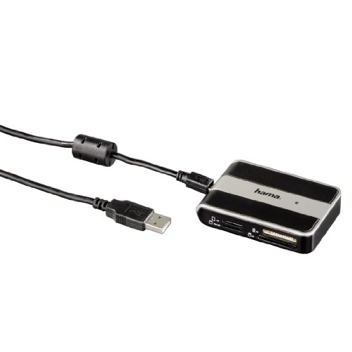 Hama Kartenleseger&auml;t mit integriertem USB 2.0 Hub Preisvergleich