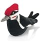 Plush Pileated Woodpecker Audubon Bird 5"