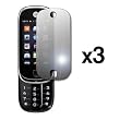 3 Pack of Premium Reusable LCD Mirror Screen Protectors for Motorola Evoke QA4