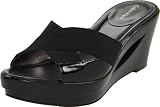 Calvin Klein Womens Regina Elastic Wedge Sandal Sandal