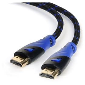 Gold-Plated Advanced High Speed HDMI Cable with Ethernet (12 feet)