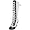 White/Black Synthetic