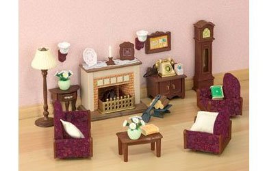 Childrens Toyshop  Toys : Sylvanian Families Luxury Living Room Set
