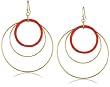 Trina Turk Multi-Ring Coral Earrings