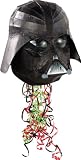 Darth Vader Shaped 10 1/2in x 10 1/2in Pull String Pinata