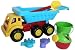 Big Construction Dump Truck Sand Toy Set (7 Pcs. Set)