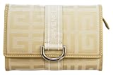 Givenchy Beige Leather and Fabric French Purse 69641509BG