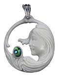 Moon Pendant Organic Jewelry of Bali BalineseOrganics.com