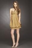 Golden Bubble Dresses by Mikael Aghal
