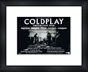 COLDPLAY Twisted Logic Tour 2005 - Framed Original Advert