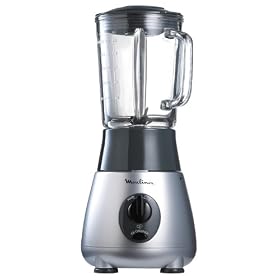 Moulinex DAE242 Baileys Chicago Blender with Glass Jug, Chrome, 1.25 Litres