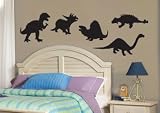 Dinosaurs Wall Stickers Decals Words Childs Bedding Mural