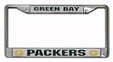 NFL Green Bay Packers Chrome Licensed Plate Frame