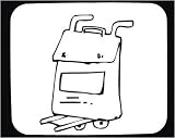Подушка Мыши с черно-белым, ручка, Европа, багаж, проект, Германия, колеса, телега, сумка