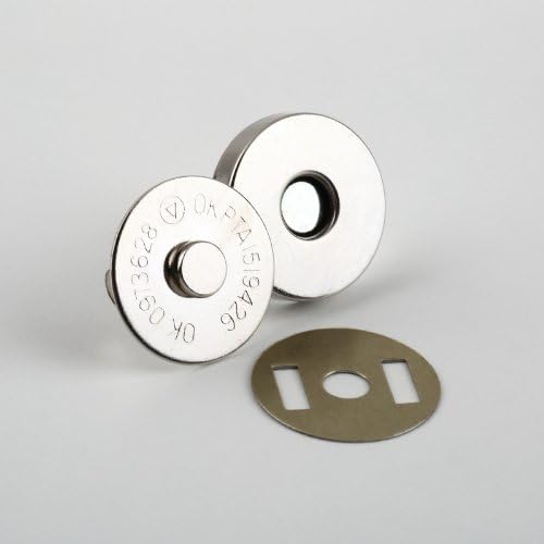 Magnetic Metal Button Sewing Snap Bag Clasps Fastener Clothes Tool 12 Set Dr