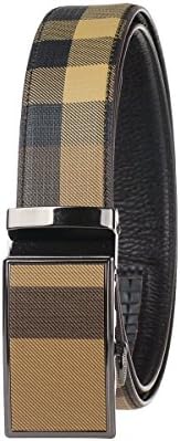 GangTu Men Leather Belt 36in Black