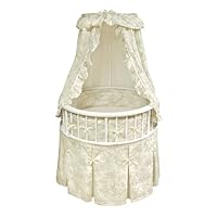 Badger Basket Elegance Round Baby Bassinet