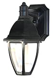Adjusta-Post Everstone One-Light Outdoor Downward Inverted Wall Sconce, Black with Clear Acrylic Beveled Lens #S21VC-BK
